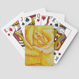 Yellow Rose Playing Cards