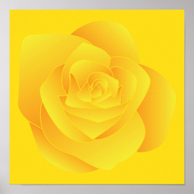 Yellow Rose Poster (Front)