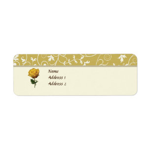 Yellow Rose Save the Date