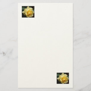 Yellow Rose Stationery