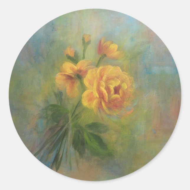 Yellow Rose sticker (Front)