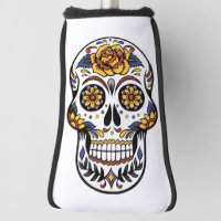 Yellow Rose Sugar Skull