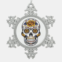 Yellow Rose Sugar Skull