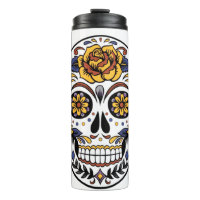Yellow Rose Sugar Skull