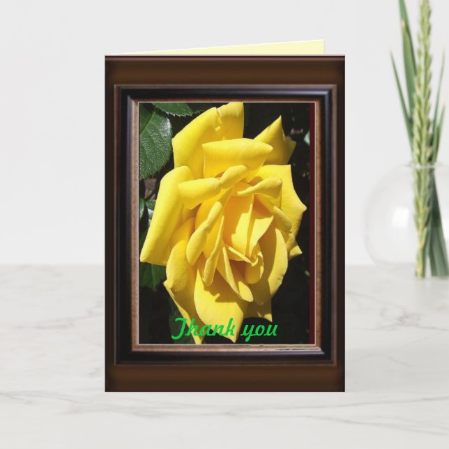 Yellow rose Texas Thank you (Front)