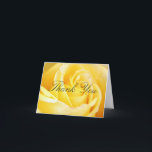 Yellow Rose Thank You Cards<br><div class="desc">Yellow Rose Thank You Cards</div>