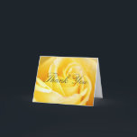 Yellow Rose Thank You Cards<br><div class="desc">Yellow Rose Thank You Cards</div>