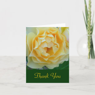 "Yellow Rose / THANK YOU" NOTECARD