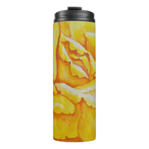 Yellow Rose Thermal Tumbler