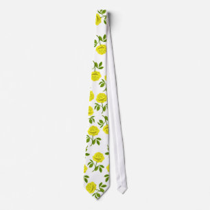 Yellow Rose Tie