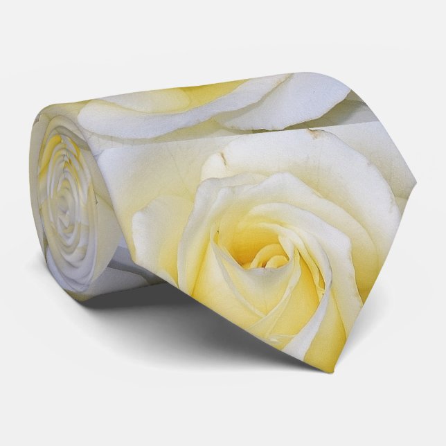 Yellow Rose Tie (Rolled)