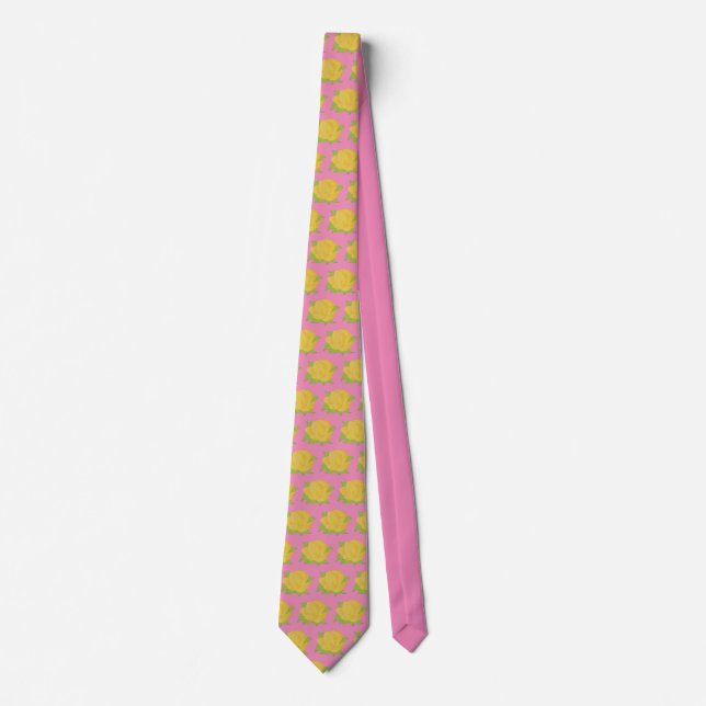 Yellow Rose Tie (Front)