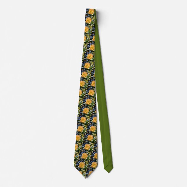 Yellow rose tie (Front)