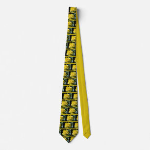 Yellow rose tie