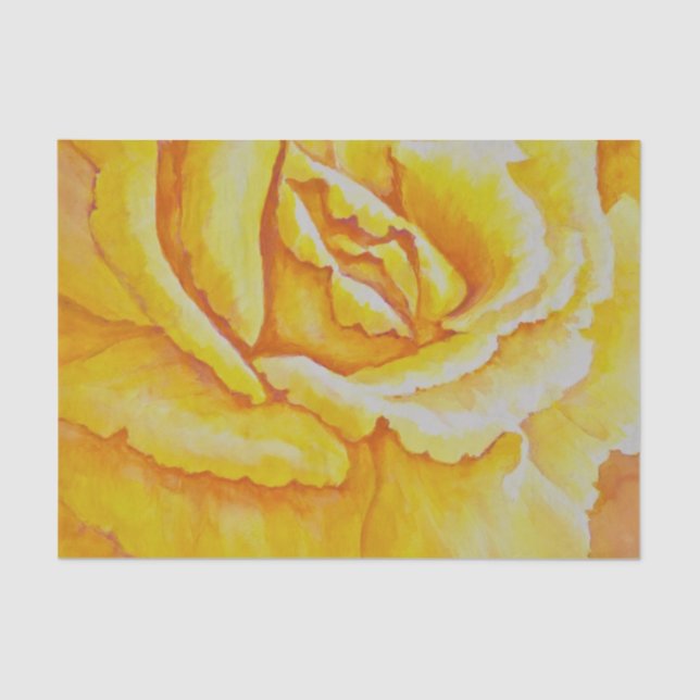 Yellow Rose Tissue Paper (Front)
