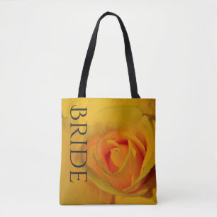Yellow Rose tote for the Bride