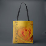 Yellow Rose tote for the Bridesmaid<br><div class="desc">pretty yellow rose - photography by H Cooper</div>