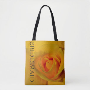 Yellow Rose tote for the Bridesmaid