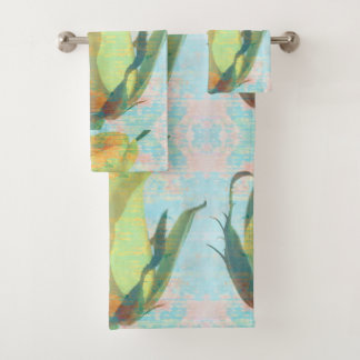 Yellow Rose Towel Set