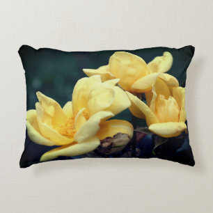 Yellow Rose Trio  Decorative Cushion