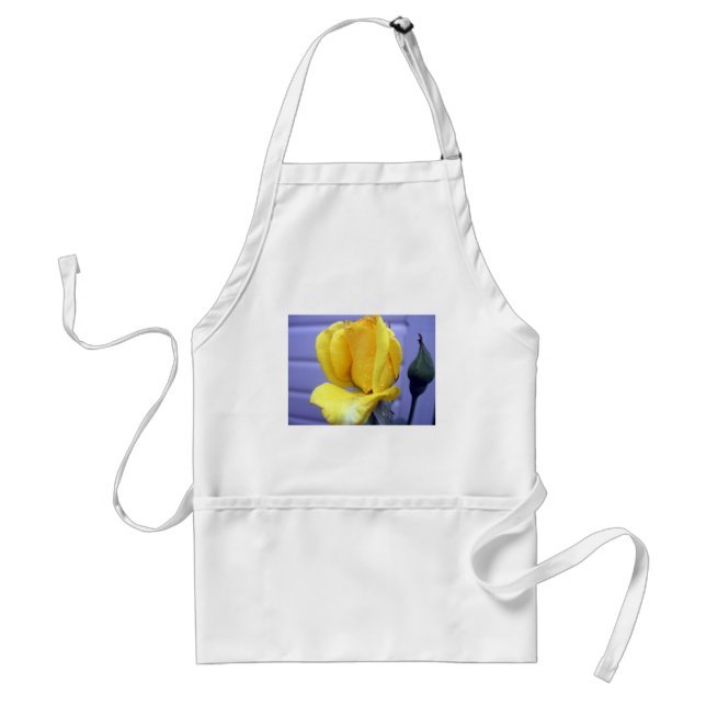 Yellow Rosebud Standard Apron (Front)
