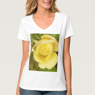 Yellow Rosebud T-Shirt