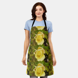 Yellow Rosebuds Apron