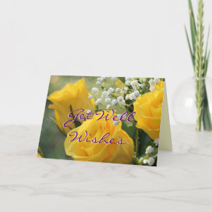 Yellow Roses 2007-b- customise for any occasion Card