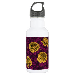 Yellow roses 532 ml water bottle