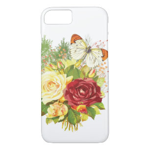 Yellow Rose's and a Butterly iPhone 8/7 Case