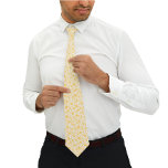 Yellow Roses and leaves pattern Tie<br><div class="desc">Yellow roses and leaves pattern,  an ultra-minimalist style.</div>