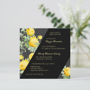Yellow Rose's Bridal Shower Invitation