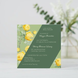 Yellow Rose's Bridal Shower Invitation