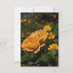 Yellow Roses Card