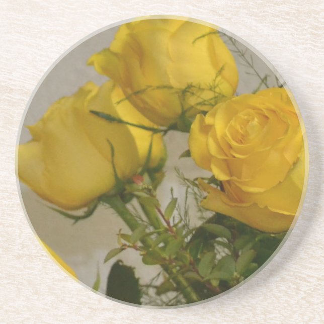 Yellow Roses Coaster (Front)