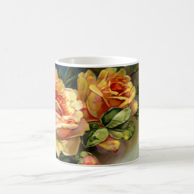 Yellow Roses Coffee Mug (Center)