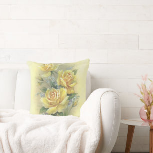 Yellow Roses Cushion