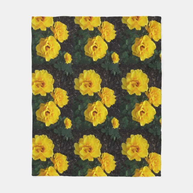 YELLOW ROSES fleece (Front)