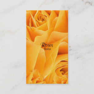 Yellow roses florist Business Cards