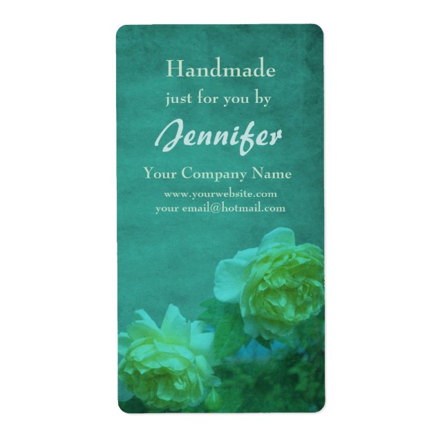 Yellow Roses Handmade By Personalised Product (Front)