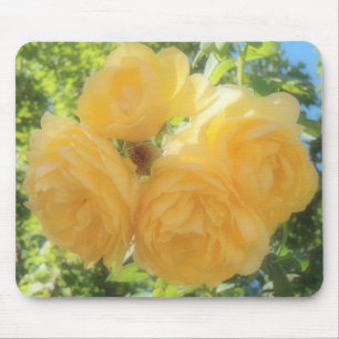 Yellow Roses Mouse Mat