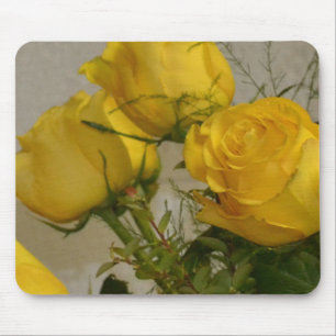 Yellow Roses Mouse Mat