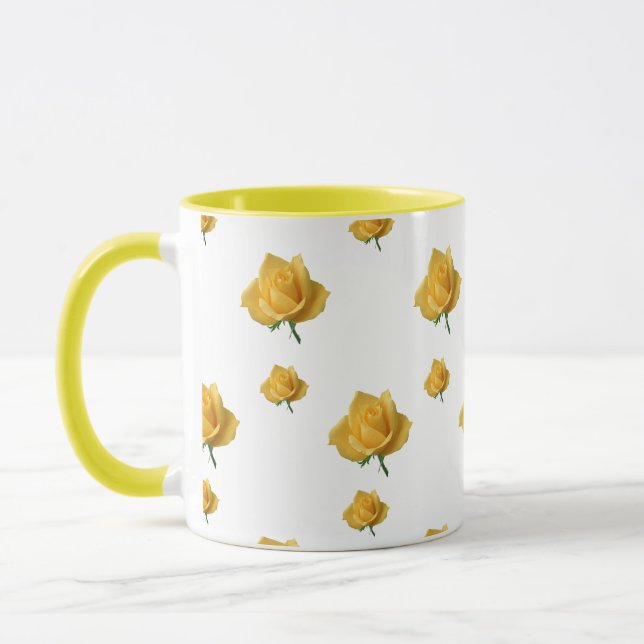Yellow Roses Mug (Left)