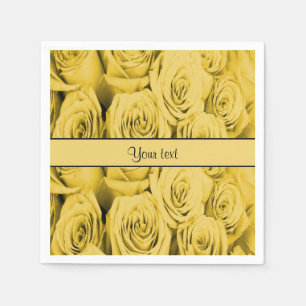 Yellow Roses Napkin