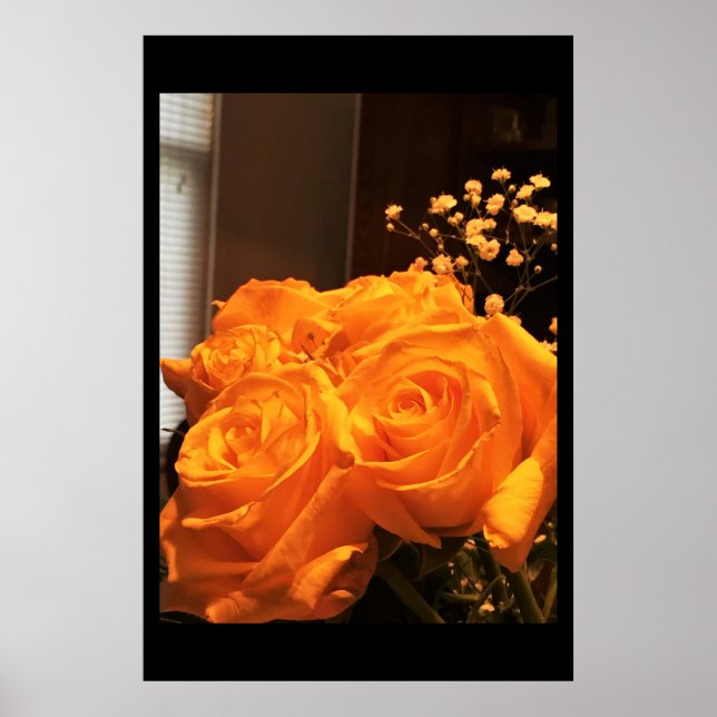 Yellow Roses Photo Poster (Front)