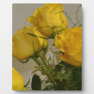 Yellow Roses Plaque