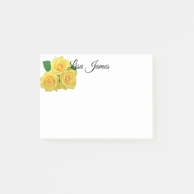Yellow Roses Post-it-Notes Post-it Notes (Front)