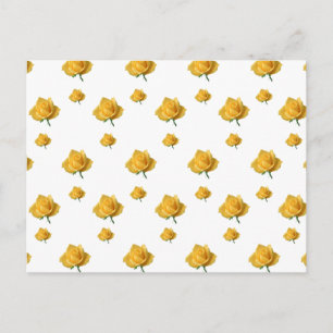 Yellow Roses Postcard
