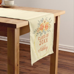 Yellow Roses Short Table Runner