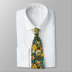 Yellow Roses Tie